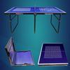 Foldable Kids Ping Pong Table with Chessboard
