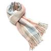 Fashionable Plaid Scarf for Women Autumn and Winter Imitation Cashmere Scarf Mid-length Warm Scarf Shawl Sweet Scarf Cute Scarf