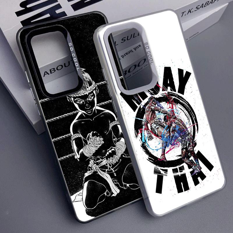 Muay Thai Fight Boxing Soft Phone Case for Samsung A17 A16 A15 A14 A13 A57 A56 A55 A54 A53 A37 A36 A35 A34 A33 A26 A25 A24 A23 A