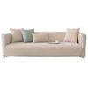 Luxury Cream Chenille Sofa Cushion Cover Non Slip Soft Textured Living Room Decor