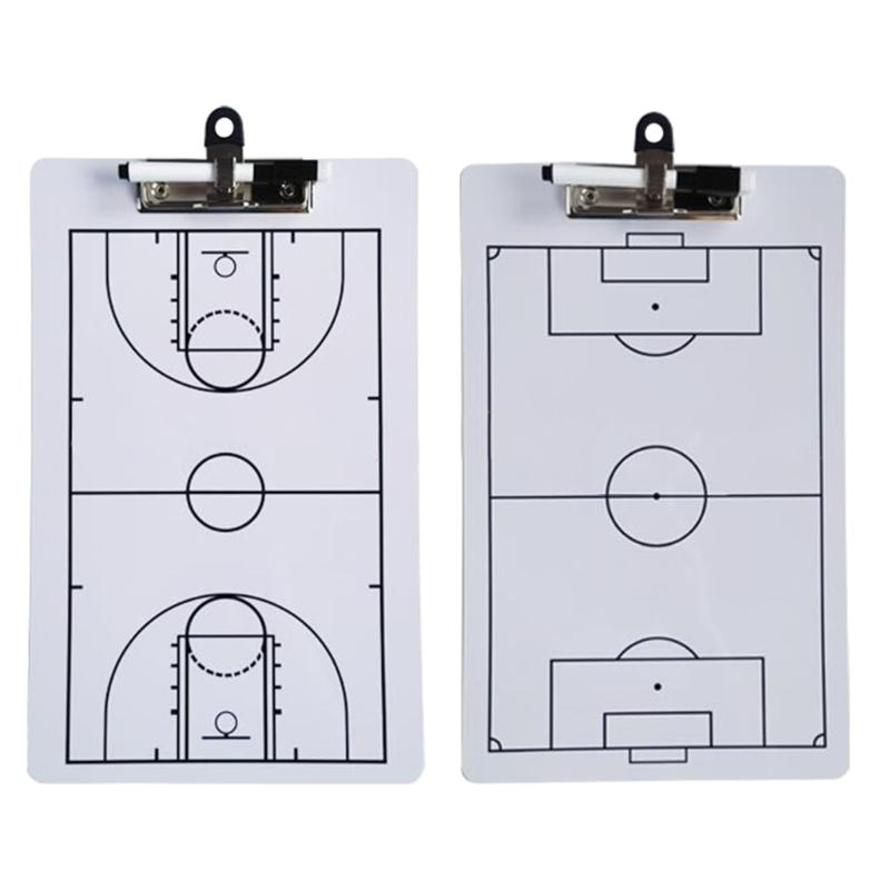 Basketball Dry Erases Board for Coaches Football Whiteboard Coaches Marker Board Coaching Board with Whiteboard Marker