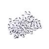 DIY Handmade Necklace: White Round Beads with Black Letters (26-Letter Set) for Phone Chains & Accessories