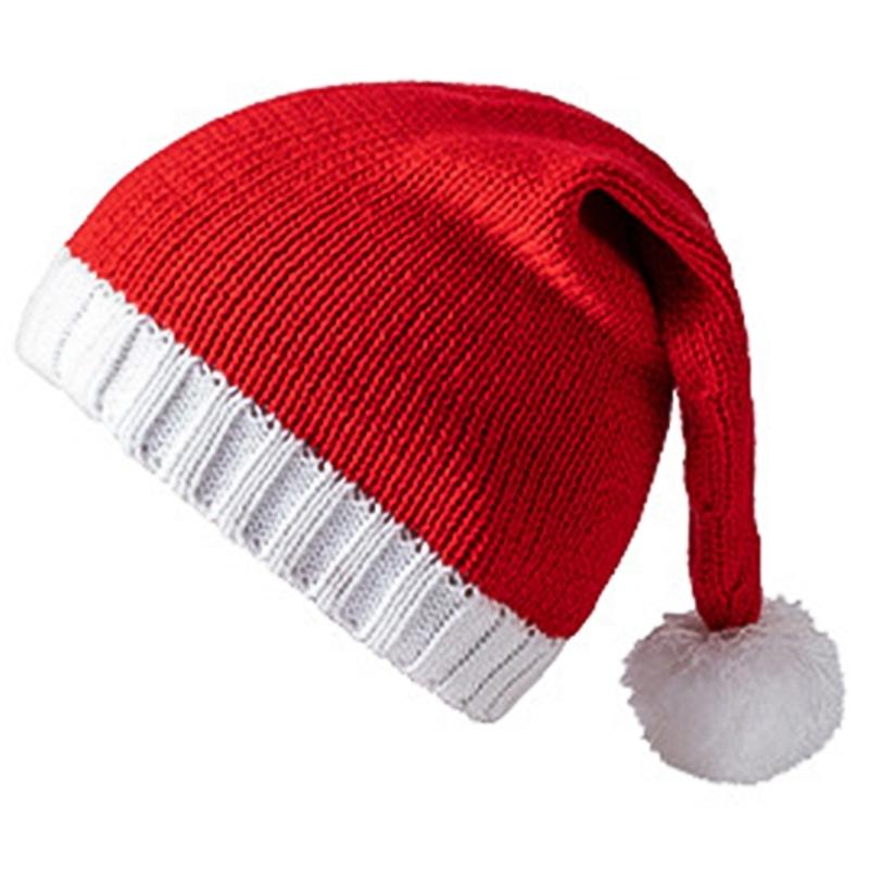 Decoration Adult Children's Hat Personality Accessory Hat Knitted Colorful Christmas Hat Holiday Outfits