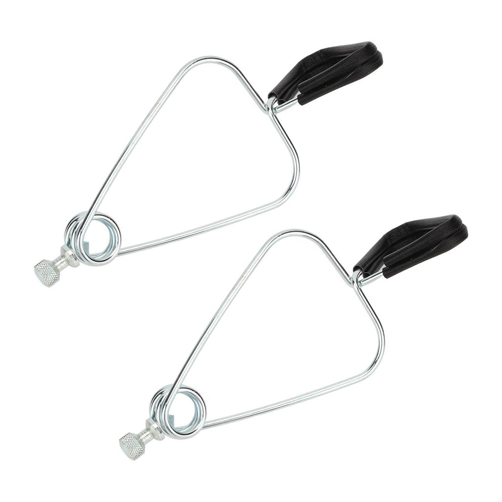 2 Zestawy Uchwyt Klosza Żelazny Klips Reptilii Stojak Oprawa dla Żółwia Jaszczurki Zwierząt Domowych Reptilii Kopuła