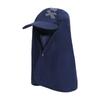 Summer large shawl sun hat outdoor quick drying breathable hat women's mountaineering folding baseball cap men's sun protection cap