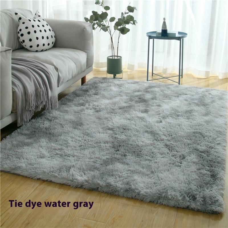 Modern Light Luxury Washable Living Room Carpet Bedroom Bedside Coffee Table Rug Gradient Long Hair Tatami Mat Home Decor