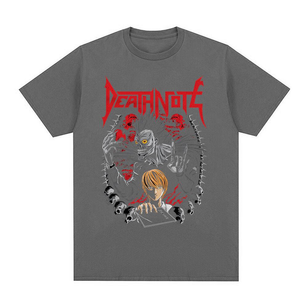 Anime Death Note Ryuk Yagami Tshirt Unisex Women Clothing Cotton Oversized Tshirt Fashion Vintage Y2K Short Sleeve Tee Unisex