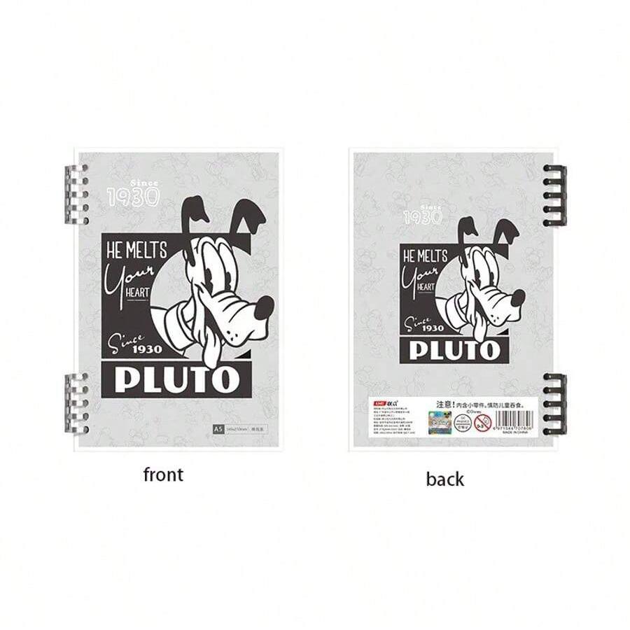 MINISO Cartoon Loose Leaf Notebook with Detachable Shell A5 Large Capacity Loose Leaf Clip Coil Notebook