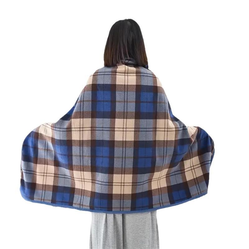 Thin office shawl student dormitory nap blanket nap shawl with buckle