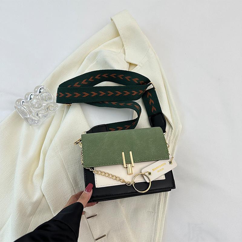Chic Retro Small Square Bag Stylish Shoulder Bag For Daily Fashionable Outfits