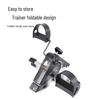 Składany Mini Rower Treningowy: Wewnętrzny trenażer pedałowy do ćwiczeń i kształtowania nóg