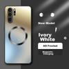 Telefoonhoesje voor Huawei P30 Pro, Beschermhoes voor Huawei P30 Pro, Mat Volledige Dekking Ultra-Dun Schokbestendig Anti-Vingerafdruk Eenvoudig Ontwerp - Ivoor Wit