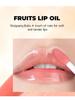 5 Colors Moisturizing Fruits Candy Lip Gloss - Pearlescent Lustrous Mirror Nude Lip with Natural Lip Oil Valentine's Day Gifts