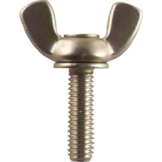 

TRUSCO Forged Wing Stainless M5 x 7 Bolts, Steel, 20, pieces, B35-0520, 2-pack (Case)
