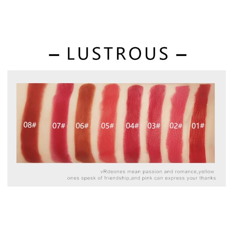 Szminka w tubce Fashion Rainbow Tube Nawilżająca Nawilżająca Trwała Biała Szminka do Makijażu