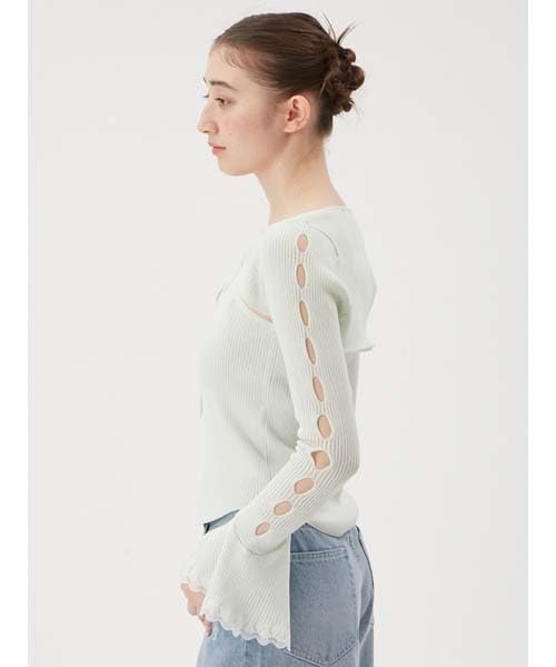 Furfur Arm Bolero Layered Pullover RWNT251120 MNT Women's