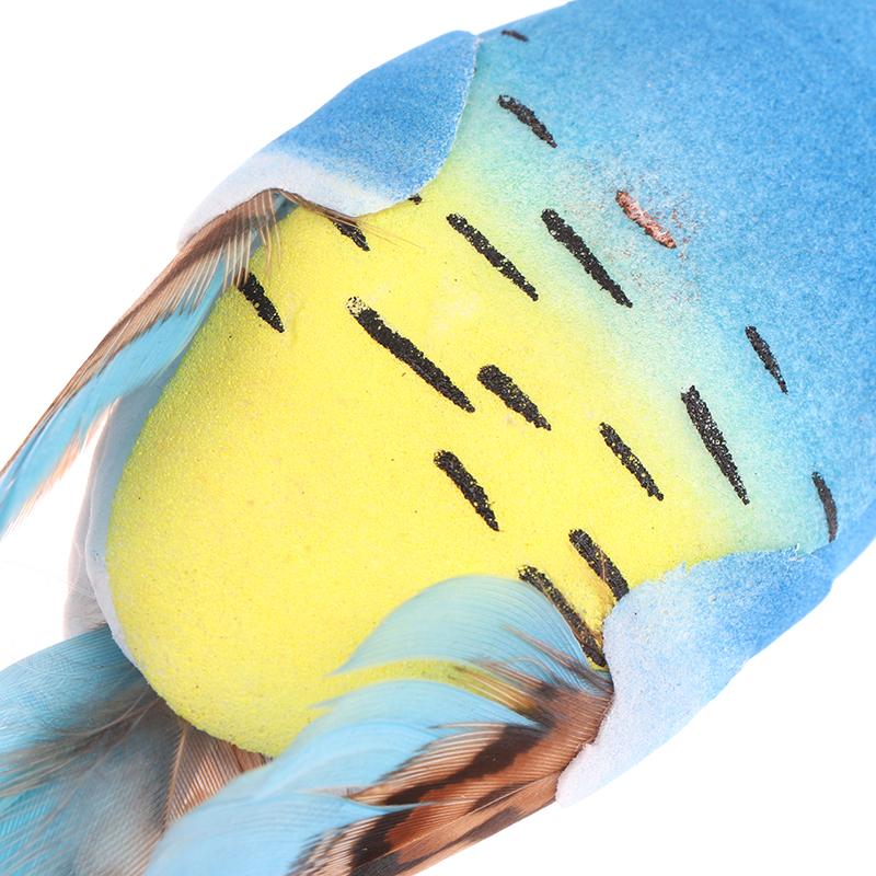 Creative Artificial Parrot Fake Foam Animal Simulation Feather Birds Models Diy For Wedding Party Home Garden Ornament Decor
