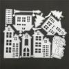 City Building House Cutting Die Scrapbooking Emboss Mold Paper Card Album Decor
