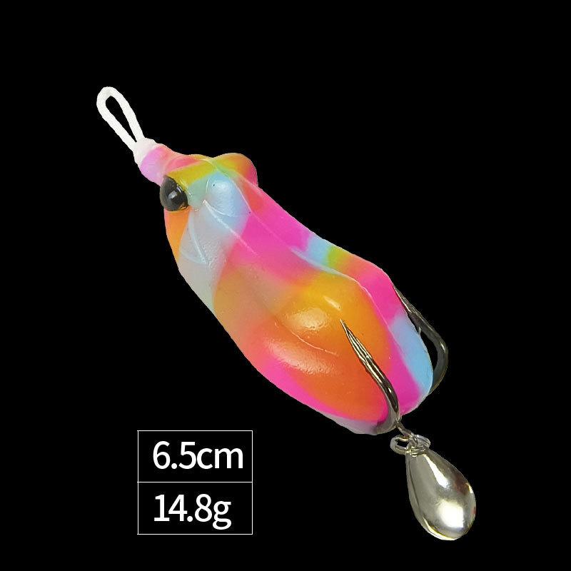 1 шт. 6,5 см Лягушка Мягкая силиконовая приманка Набор Приманка Крэнкбейт Рыболовная приманка Карп Рыбалка Воблер Искусственная приманка Приманка Лягушка Снасти 65mm