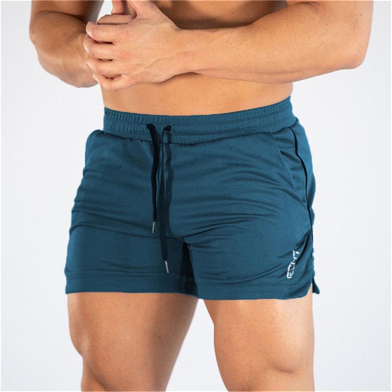 Pantaloni scurți sport pentru bărbați, pantaloni scurți de vară pentru sală de sport, pantaloni scurți de plasă respirabili, cu uscare rapidă, pentru plajă, sport, sport