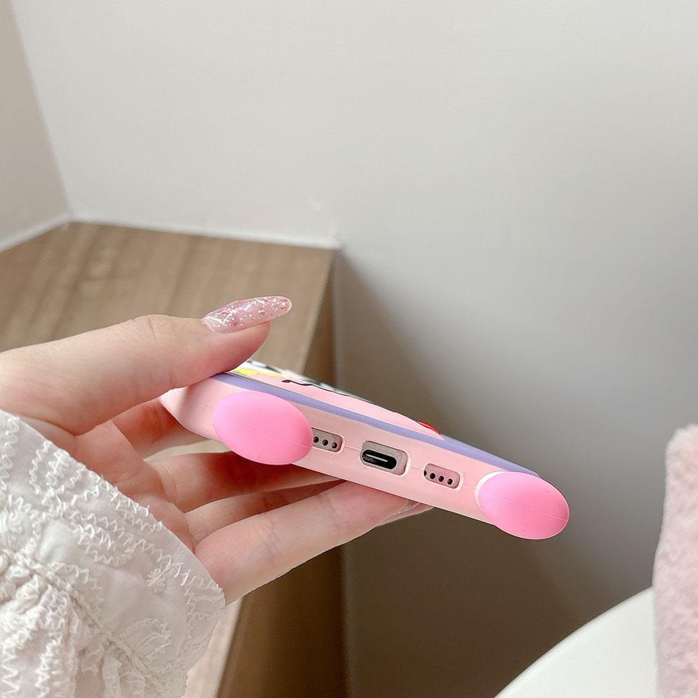 Kawaii 3D Rajzfilm Szilikon Telefontok Xiaomi 13 14 15 Redmi K60 K70 K80 Prohoz Aranyos Ütésálló Puha Szilikon Tok Huawei Nova13 Nova12 Honorhoz Ajándék