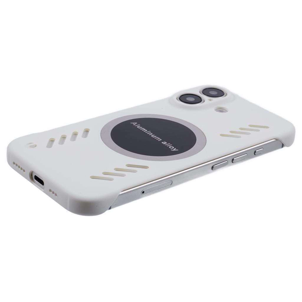 Für iPhone 16 Plus Hülle Hart PC Rahmenlos Wärmeableitung Handyhülle