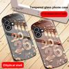 Happy New Year, 2026 For iPhone 17 16 15 14 13 Plus 12 mini 11 Pro Max XR Xs Max X 7 8 6S 22 20 Elliptical glass phone case