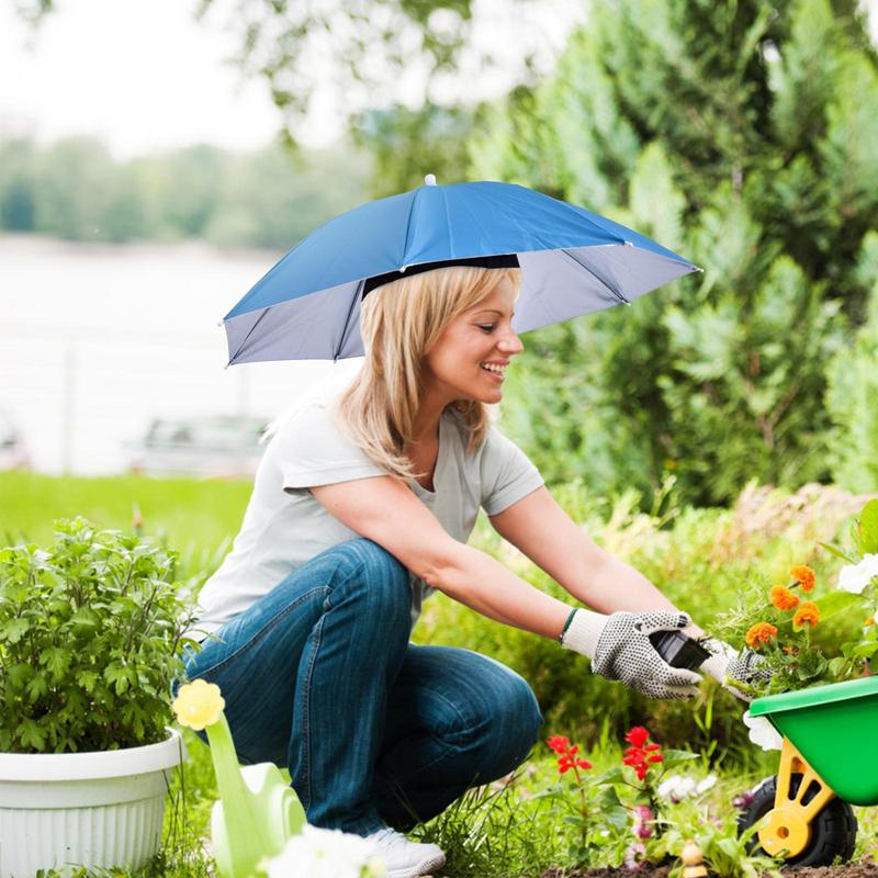 Fishing Cap Sport Umbrella Hat Hiking Beach Camping Headwear Cap Sun Shade Anti-UV Camouflage Foldable Sunscreen Shade Umbrella