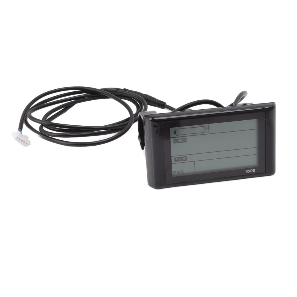 S900 Electric Bicycle LCD Display 24V 36V 48V Waterproof Real Time Recording for Scooter Electric