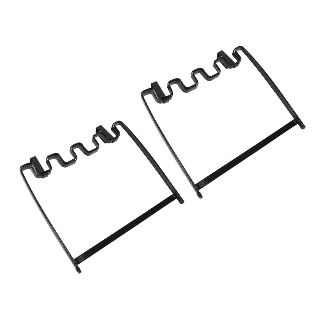 2PCS Hanging Trash Bag Holder Iron Foldable Under Sink Garbage Bag Rack for Kitchen Cupboard Frame Cabinet Door