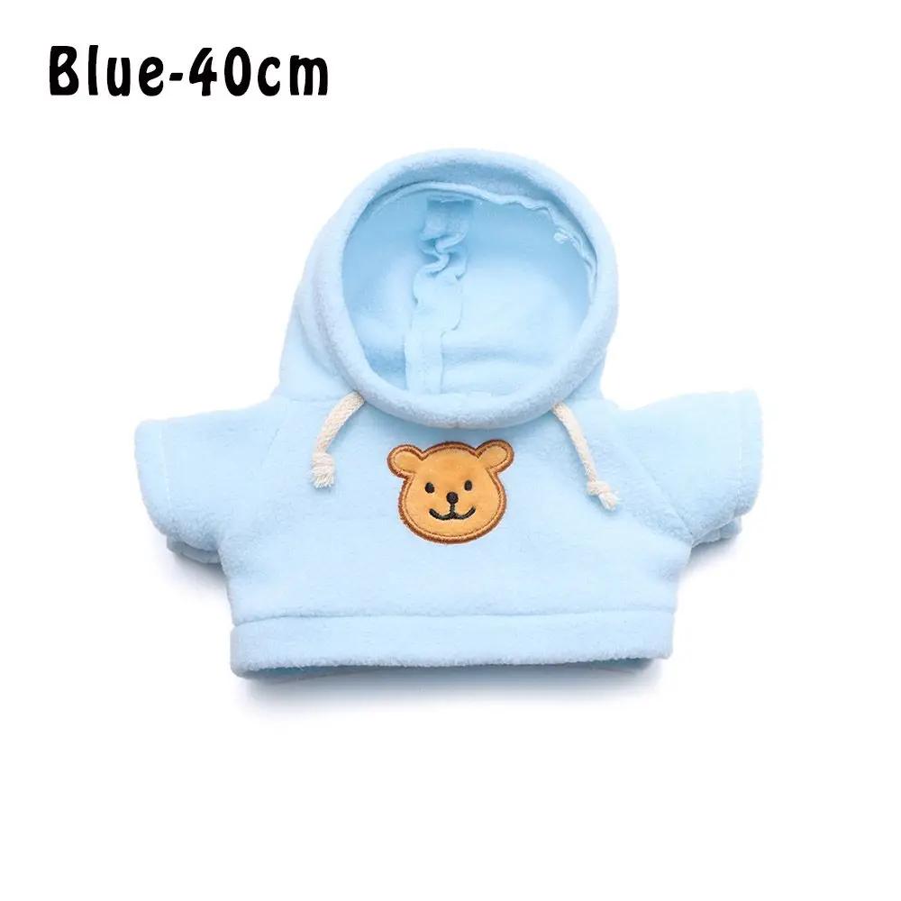 Cartoon Doll Tops Overalls Hoodie Mini Knit Sweater Toys Stuffed Animal Doll Clothes For 30/40/50 CM Plush Toy Clothes Accessory