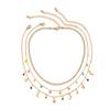 3 Single-Wearable Star Moon Handmade Chain Necklace Suit European and American Sweet Intellectual Elegance Twin Multi-Layer Necklace