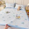 Ice Bean Cold Mat Ice Silk A-class Maternal and Child Grade Household Cooling Mat Bed Sheet Washable 3-Piece Set