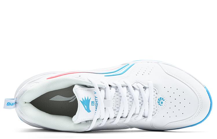 Li Ning Flying Eagle Breathable Badminton Shoes Unisex White Blue AYTU001-2