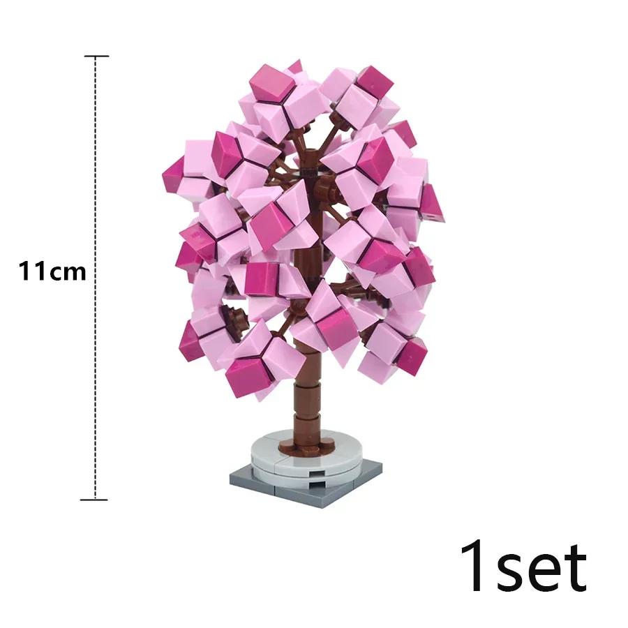 

MOC Creativity Assemble Plant Tree City Blocks Colorful Pine Featuring base plate Plants Model Construction Bricks Christmas Tree Playthings Gift Idea