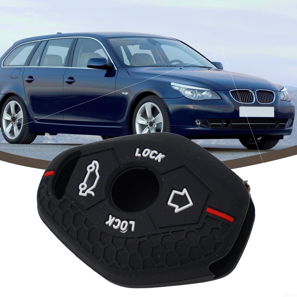Husă Cheie Auto Pentru BMW Silicon Prietenos cu Semnalul Impermeabil Negru Nou