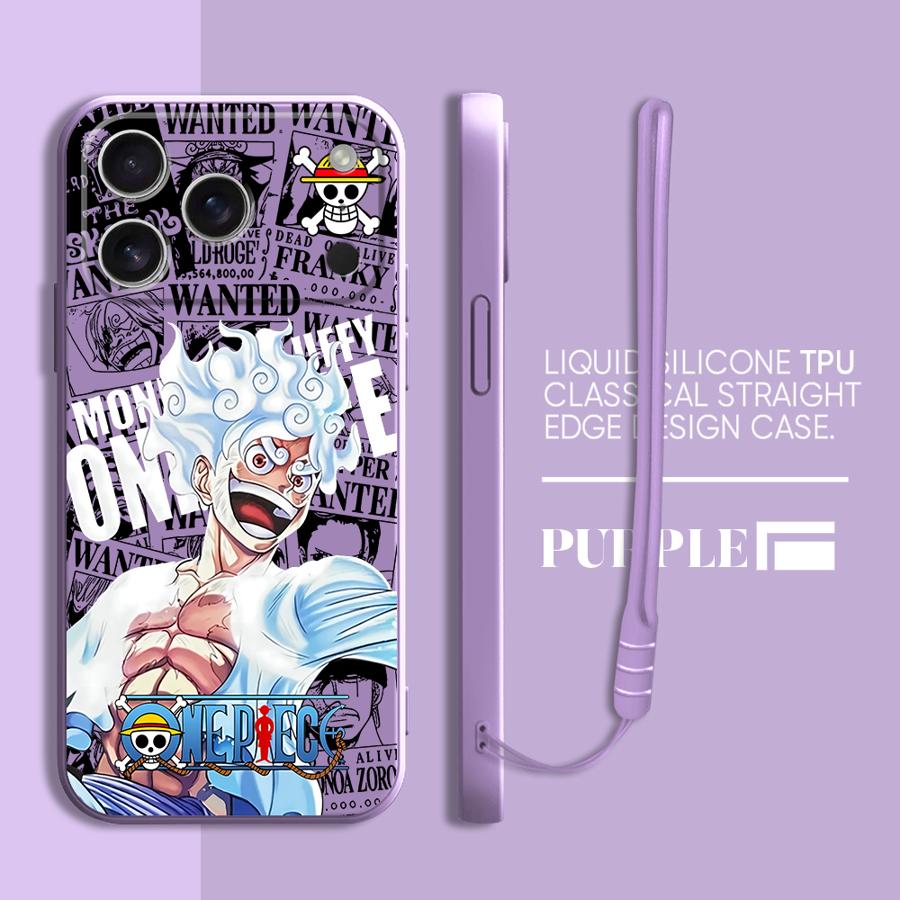 One Piece Funny Phone Cover Case for Apple iPhone 17 Pro Max Air 12 Plus 16 XS XR 13 Mini 11 15 7 8