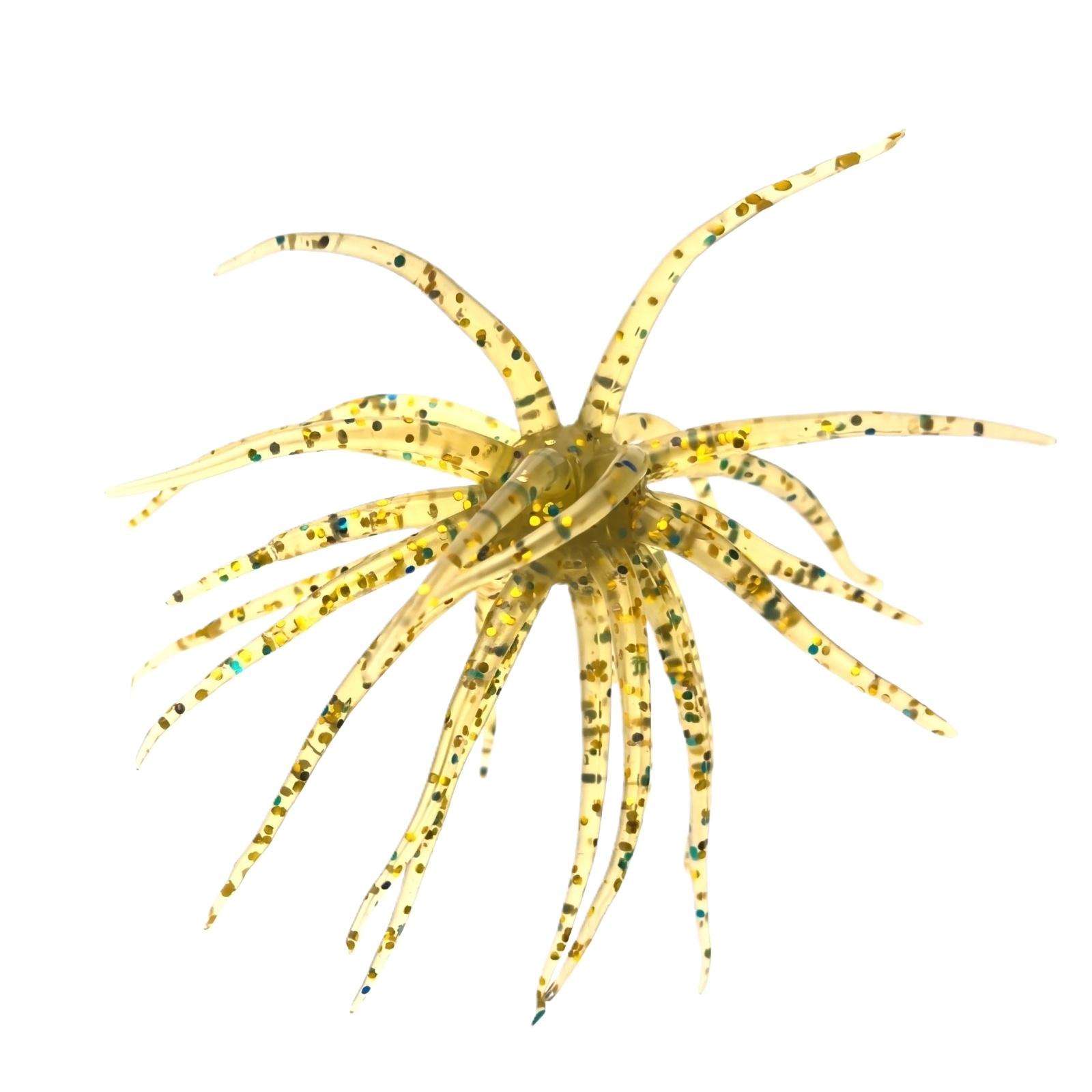

Sea Urchin TPE Soft Ball Worm for Bass and Mandarin Fish one size золотий