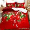 3D Christmas Quilt Cover Bedding Set Duvet Comforter Pillow Case Bed Linens Twin Queen King Double Full Single 3PCS 2PCS Bedroom