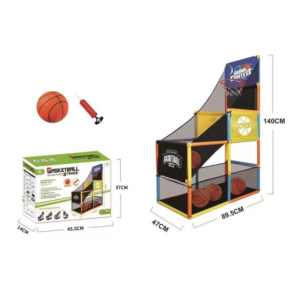 Arcade Basketball Game Set Adjustable Height Indoor Basketball Hoop With Balls Outdoor Sports Toy Gifts For Boys Girls