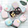 Cute Data Cable Headphone Storage Box Soft Headset Earbuds Storage Bag Cute Coin Purse Home Gift Travel Must-have Organizer