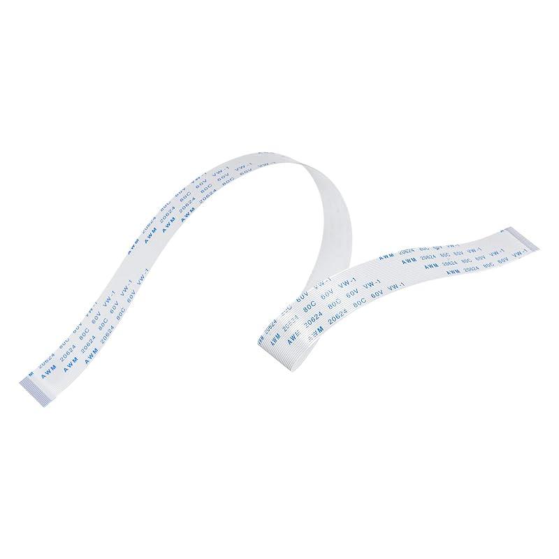 MECCANIXITY Гибкий шлейфовый кабель FFC FPC, 16 контактов, шаг 0.5 мм, длина 300 мм (Тип) для ЖК-дисплея 3D-принтера Камеры DVD ТВ Ноутбука Аудио Упаковка из 5 шт. 24 Pins