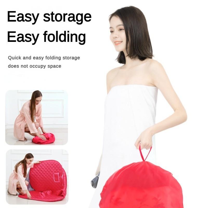 1000W Portable Household Shower Cabin Sauna Bag SPA Loss Weight Calories Burned Sauna Tent Suit Folding Sauna Sweating Steam Room