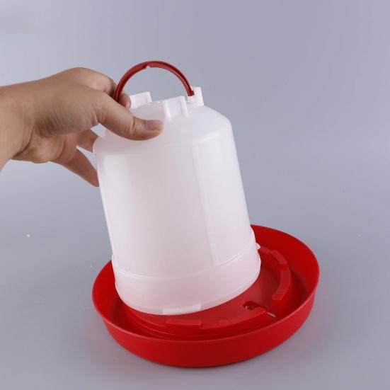 4/6Pcs 1.5L Chick Feeder Waterer Baby Chicken Duckling Quails Small Birds Pigeon Poultry Drinker Container Feeding Equipment Essential Supplies