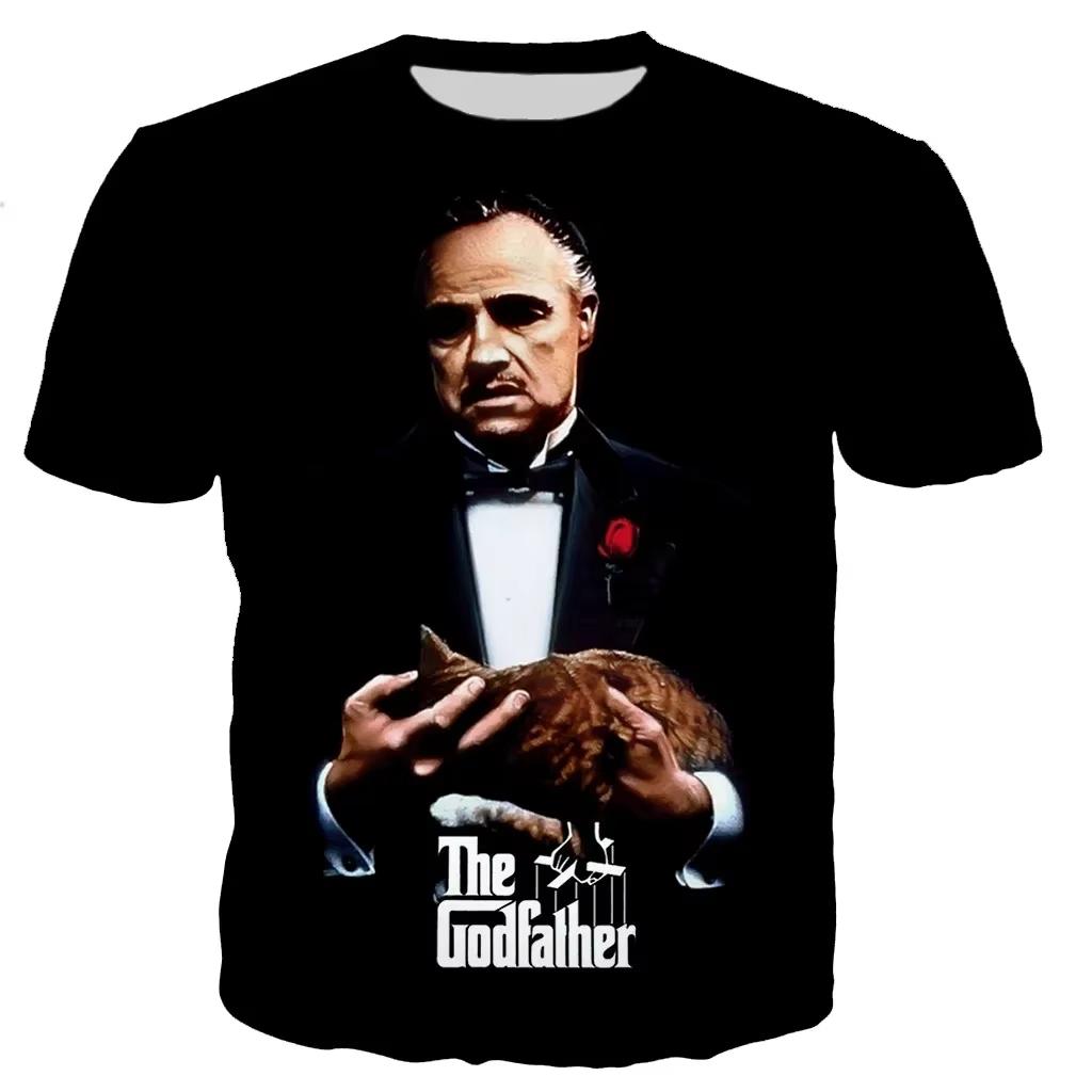 The Godfather Movie Print TShirts 2026 Summer Men Women Casual Fashion  Short Sleeve T Shirt Mens Tees Tops Man Clothing