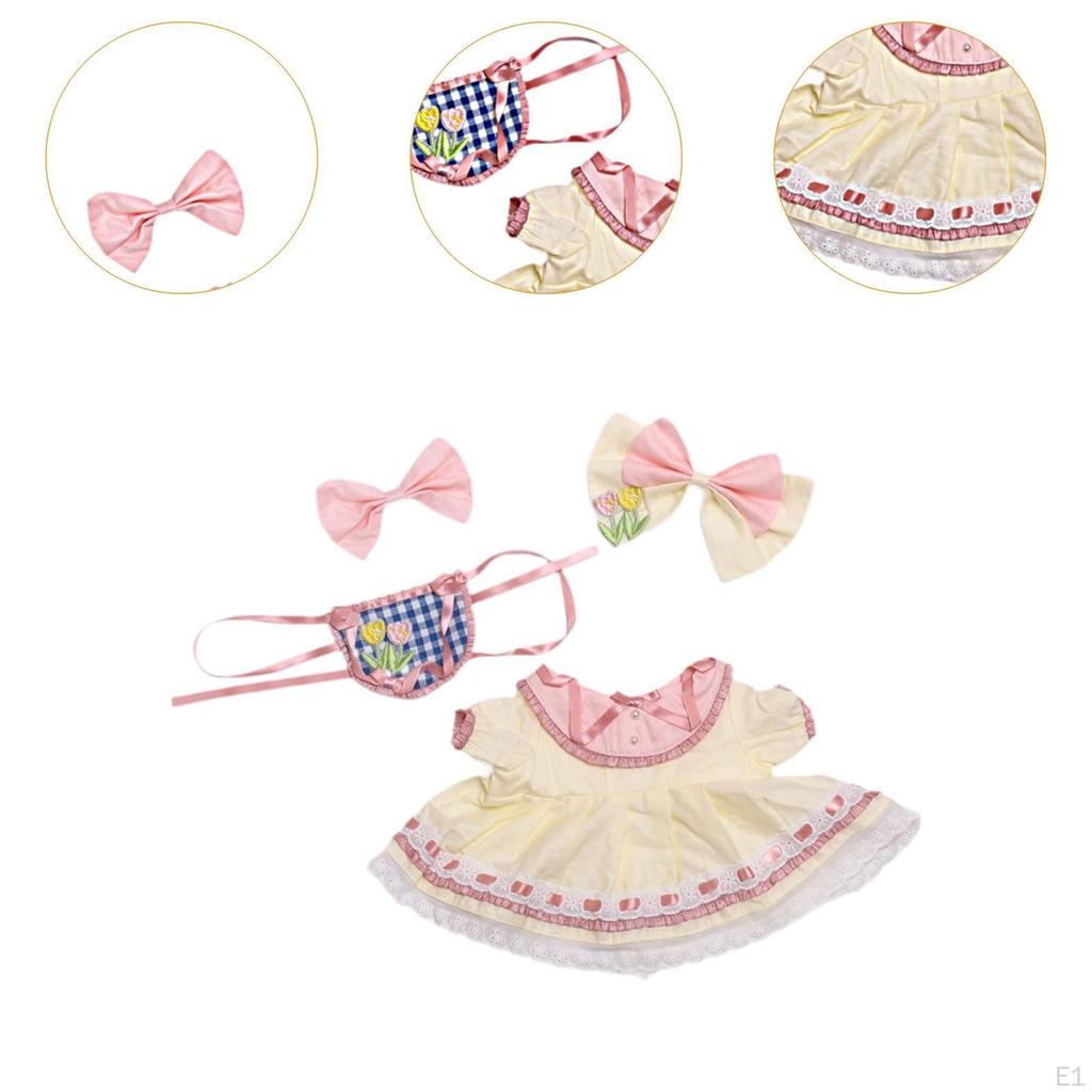 38cm Doll Clothes Cute Suit Accessories DIY Toy Dress up Trendy