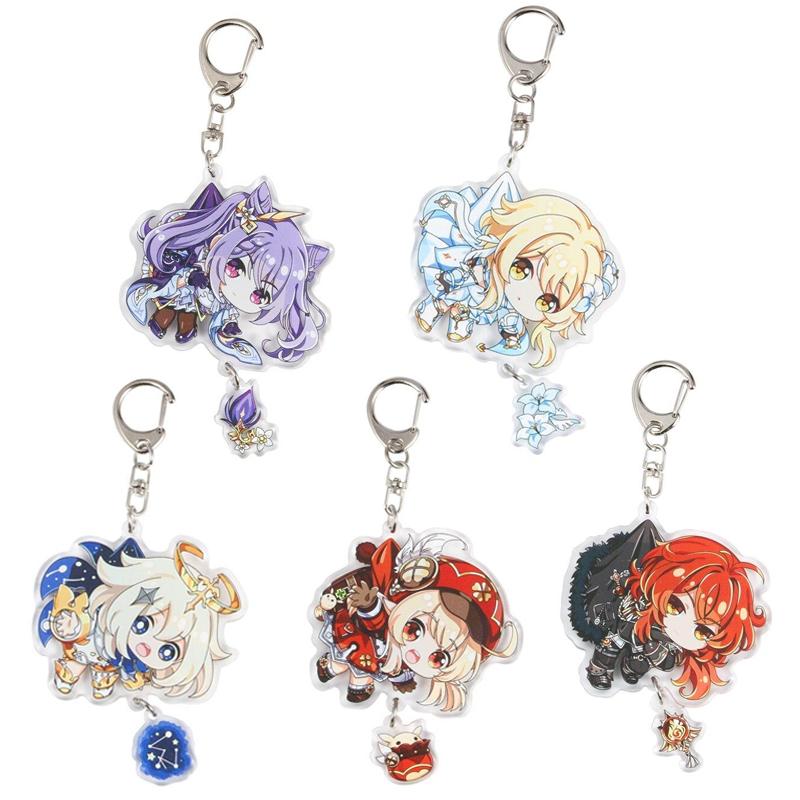 Anime Key Chain Accessories Bag Pendant Keyring Jewelry Accessories
