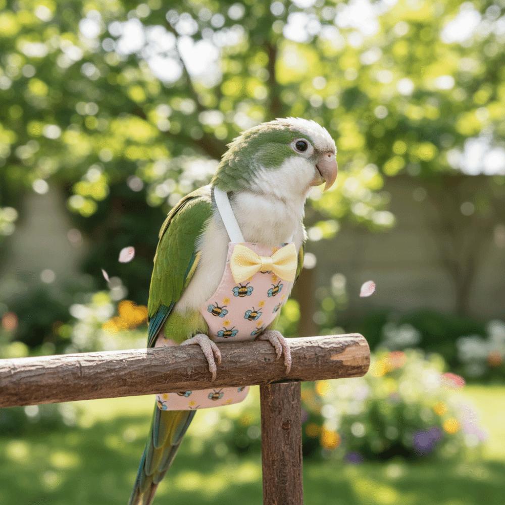 Bowtie Bird Nappy Adjustable Parrot Flying Clothes Pet Bird Apron Pet Parrot Diaper  Daily Clothing