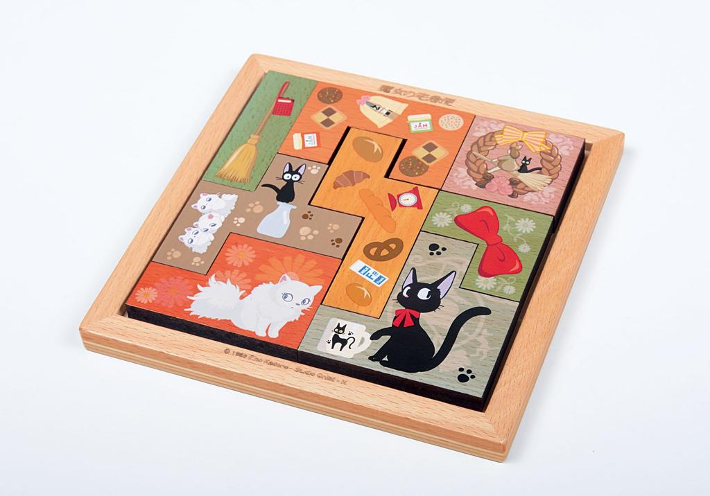 Kiki's Delivery Service Wooden Tile Puzzle