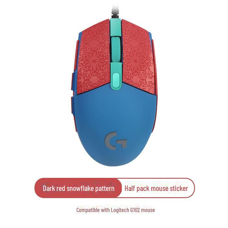 Kompatible Anti-Rutsch- und Schweißabsorptionsaufkleber für Logitech G304- und G102-Mäuse